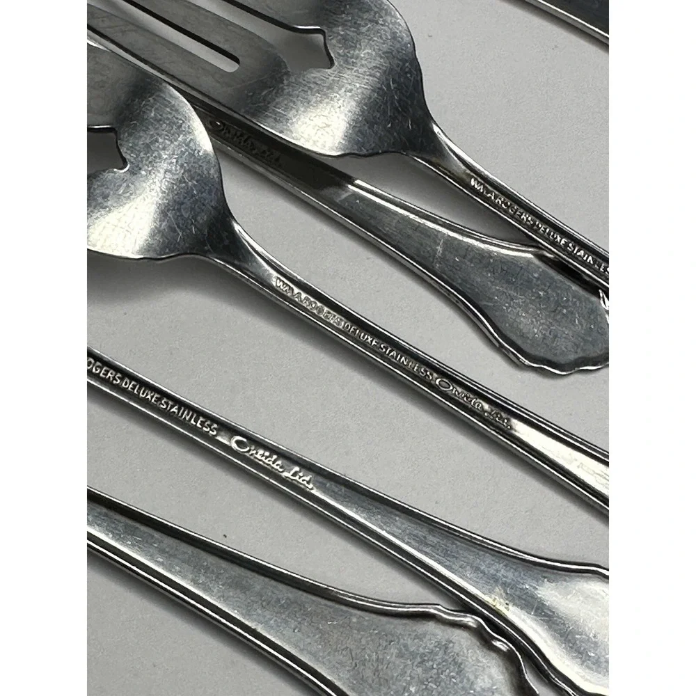 Oneida‎ Rogers Summermist Stainless Flatware Replacement Set 37 Dinner Fork